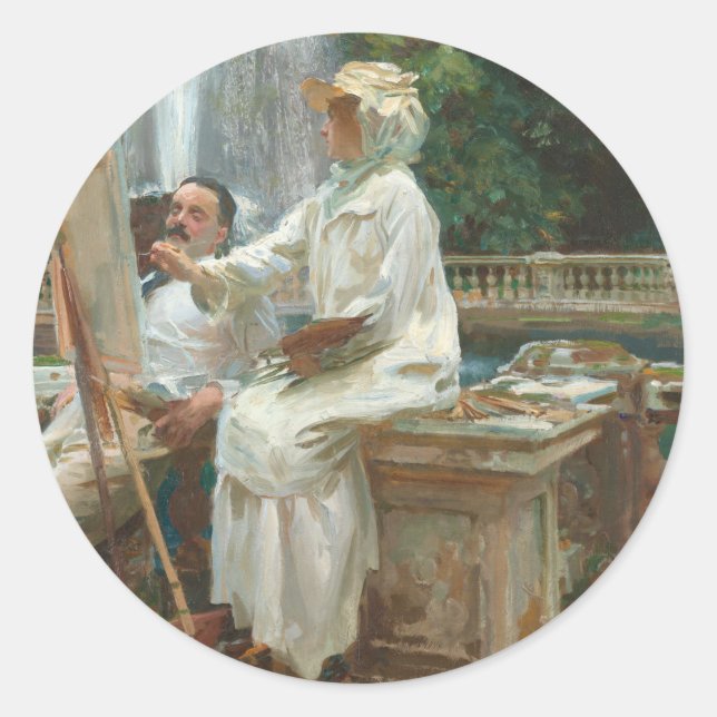 Adesivo Fonte: Villa Torlonia Frascati, Itália, por Sargen (Frente)