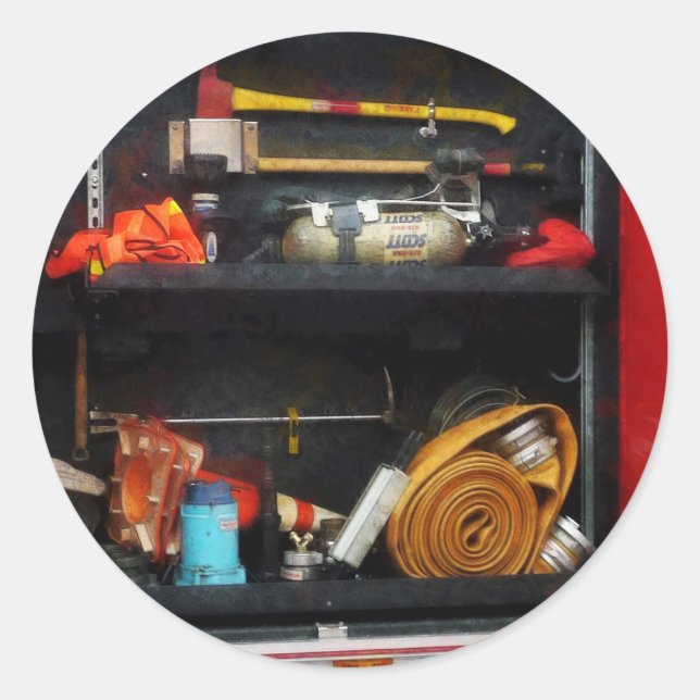 Adesivo Fontes de combate a incêndios (Frente)