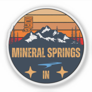 Adesivo Fontes Minerais, Indiana