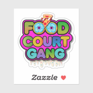 Adesivo Food Court Gang Logo Sticker