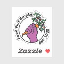 Food Not Bombs logo with text