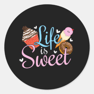 Adesivo Foodie Life é uma doce citação de Baking - Arte Cu