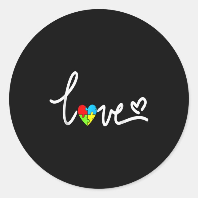 Adesivo For Men Women Autism Awareness Tee Plus Size  (Frente)