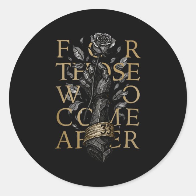 Adesivo For Those Who Come After  (Frente)