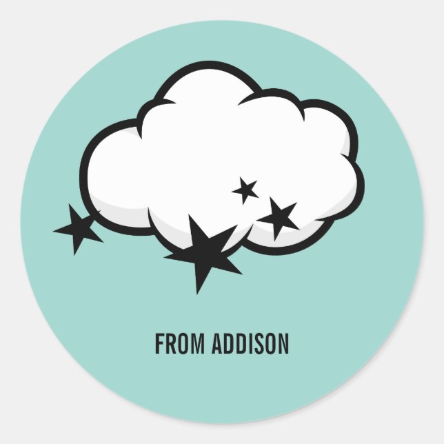 Adesivo Fora deste Namorados de Nuvem Mundial (Frente)