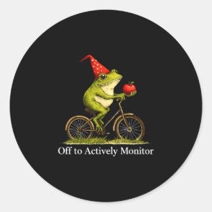 Adesivo Fora para monitorar ativamente professor de ciclis