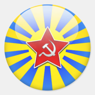 Adesivo Força aérea da bandeira de Russain