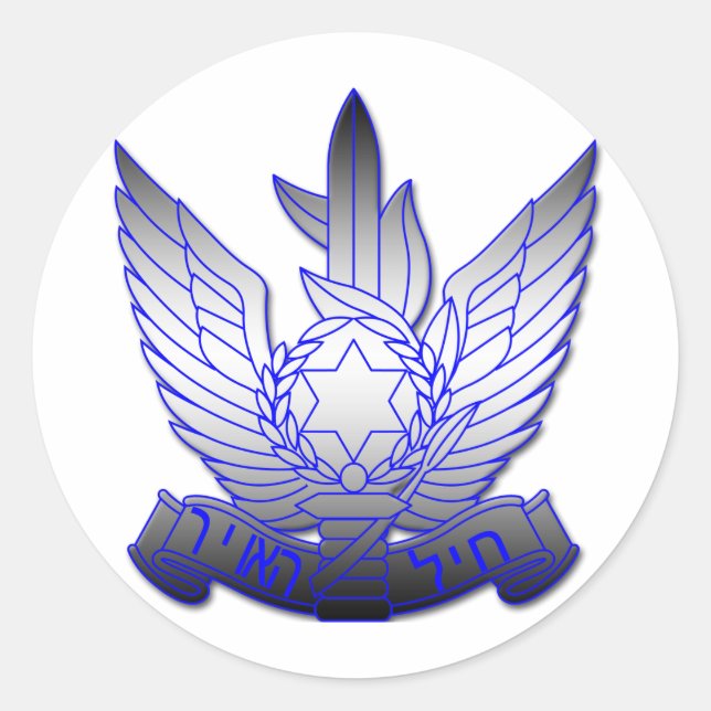 Adesivo Força Aérea Israelita 2 (Frente)