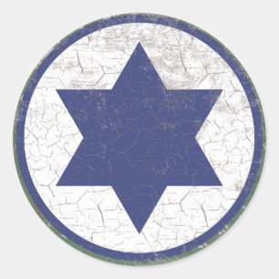Adesivo Força aérea israelita Roundel da estrela azul