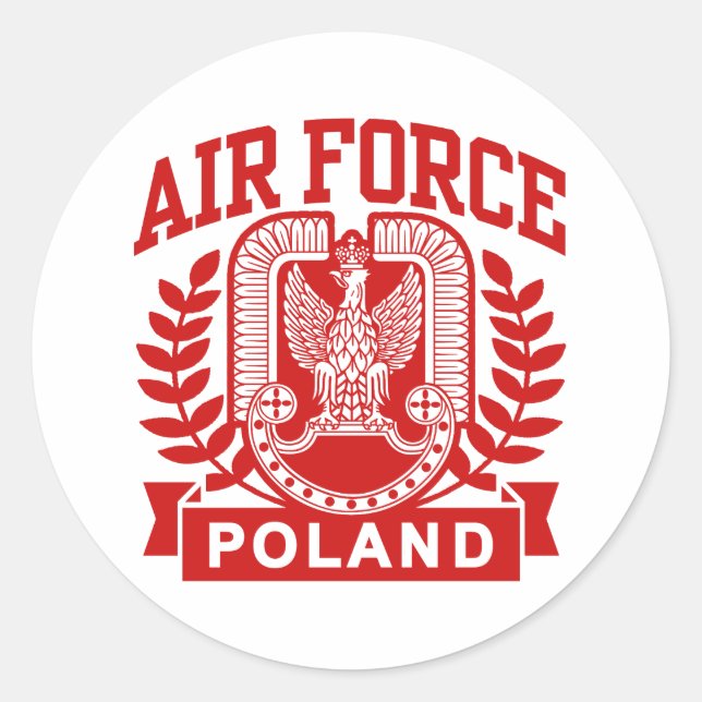 Adesivo Força Aérea Polonesa (Frente)
