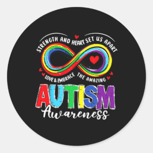 Adesivo Força De Sensibilização Autismo E Coração Nos Sepa