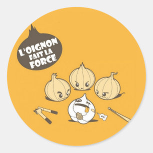 Adesivo Força do la do fait de L'oignon