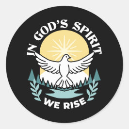 Adesivo Força Espiritual em Deus - Assustador do Cristão