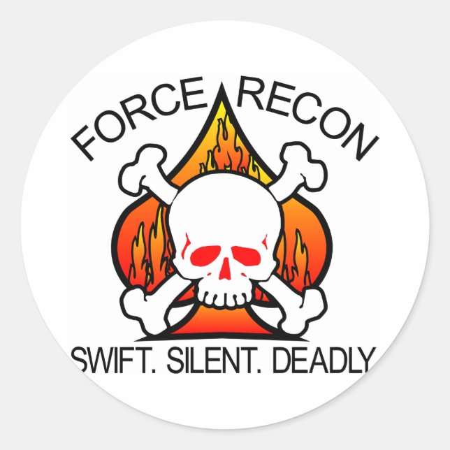 Adesivo Forçar Caveira Recon (Frente)