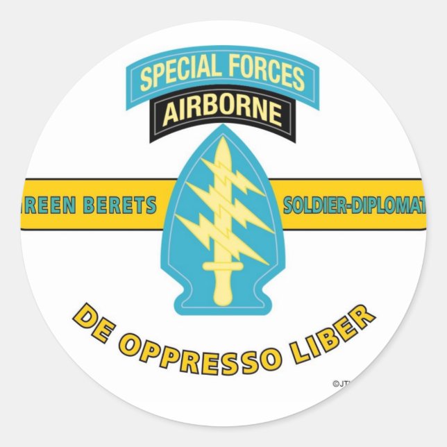 ADESIVO FORÇAS ESPECIAIS AÉREA "DE OPPRESSO LIBER" (Frente)