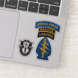 Adesivo Forças Especiais do Exército - Beretes Verdes - 