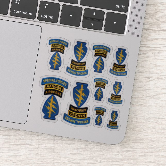 Adesivo Forças Especiais do Exército - Boinas Verdes - Vin (Detalhe)