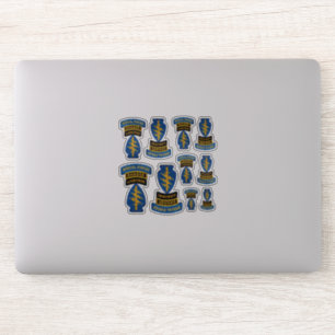 Adesivo Forças Especiais do Exército SFGA SFG - Berets Ver