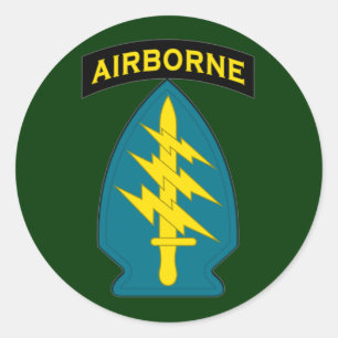 Adesivo Forças especiais - transportadas por via aérea -