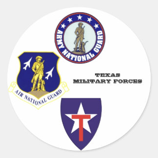 Adesivo Forças militares do Texas