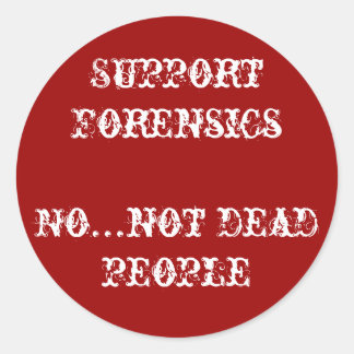 Adesivo forense de apoio