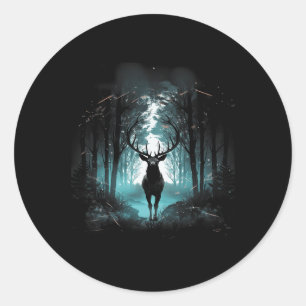 Adesivo Forest Deer Wildlife Animal Ilustração 2