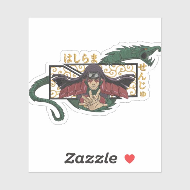 Adesivo 🌿 Forest Guardian Sticker – Anime-Inspired Warrio (Folha)