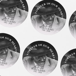 Adesivo Forever In Our Hearts | Photo Memorial Funeral