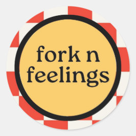 Adesivo Fork n Feelings Logo Sticker