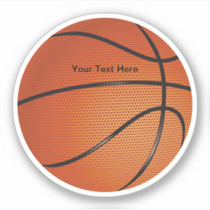 Adesivo Forma do tema do basquetebol