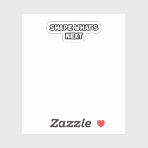 Adesivo Forma o que é o próximo criador futuro inovador