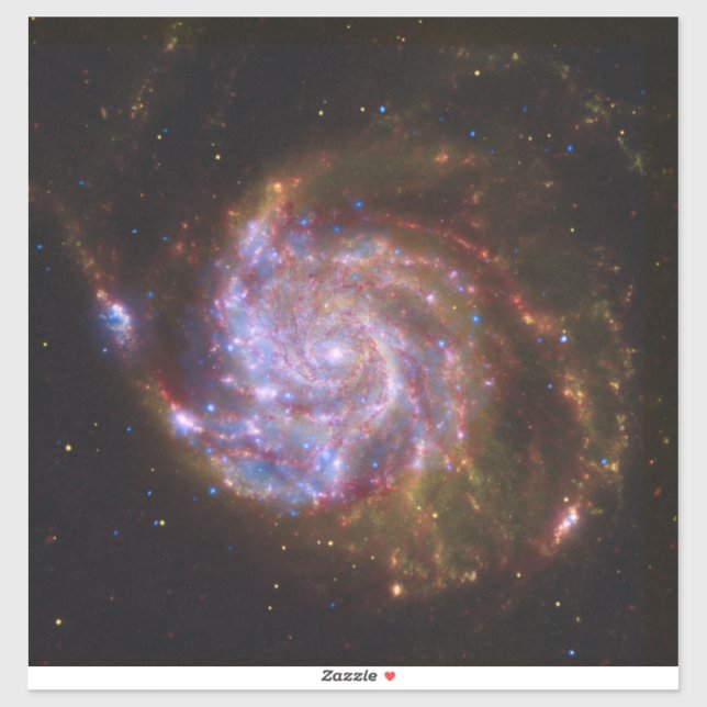 Adesivo Formação de Estrelas no Rodopio: Galáxia M101 (Folha)