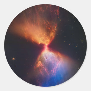 Adesivo Formação de protoestrela de ampulheta JWST