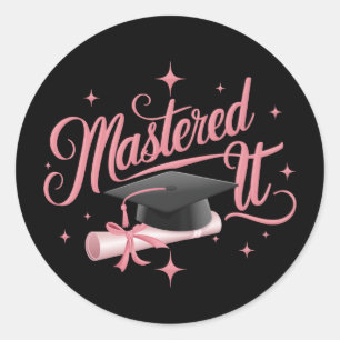 Adesivo Formado Mestrado Graduado MBA Graduação