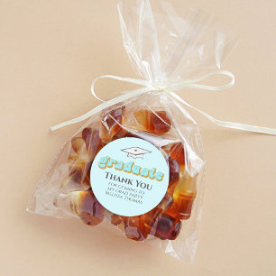 Adesivo Formando azul de gradação Típica retrô Simples