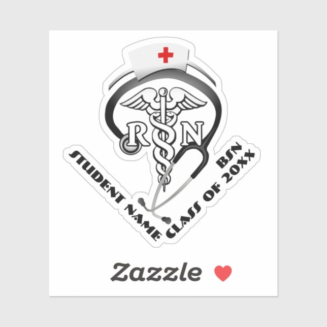 Adesivo Formando BSN - RN (Folha)