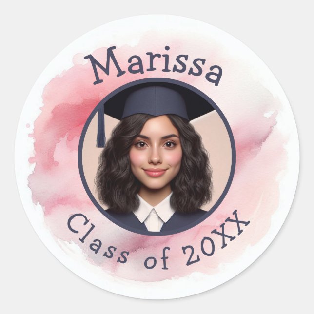 Adesivo Formando Classe de Fotografia Ano Personalizado e  (Frente)