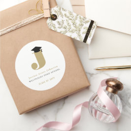 Adesivo Formando Clássico Simples Monograma Boné de format