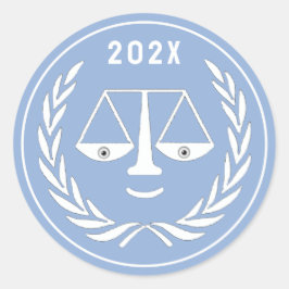 Adesivo Formando da Faculdade de Direito do Advogado