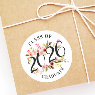 Adesivo Formando da turma de 2026 Floral