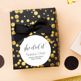 Adesivo Formando de Fontes Elegantes Brancos Modernos