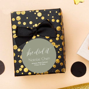 Adesivo Formando de Fontes Elegantes Verdes do Modern Sage