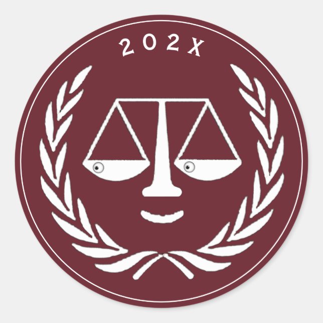 Adesivo Formando de Graduação da Faculdade de Direito do A (Frente)