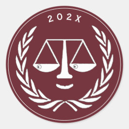 Adesivo Formando de Graduação da Faculdade de Direito do A