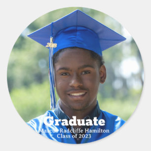 Adesivo Formando de graduação personalizado foto-moderno