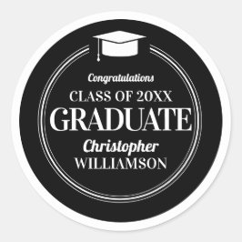 Adesivo Formando de Parabéns modernos da Tendy