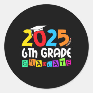 Adesivo Formando Grau 6 2025 Graduação 202