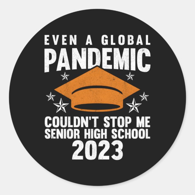 Adesivo Formando para Graduação do Segundo grau 2023 Graus (Frente)