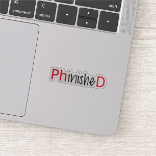 Adesivo formando PHD finalizado