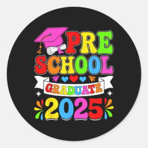 Adesivo Formando pré-k Formando pré-escolar 2025 Gradu pré